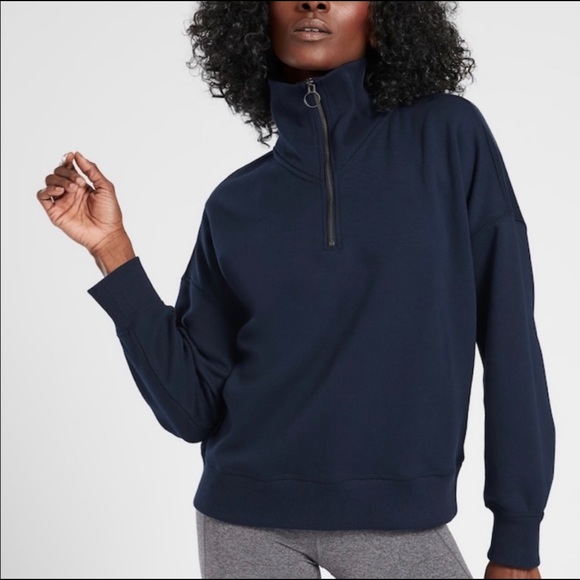 Athleta Tops - Athleta Medium Tall Cozy Karma 1/4 Zip